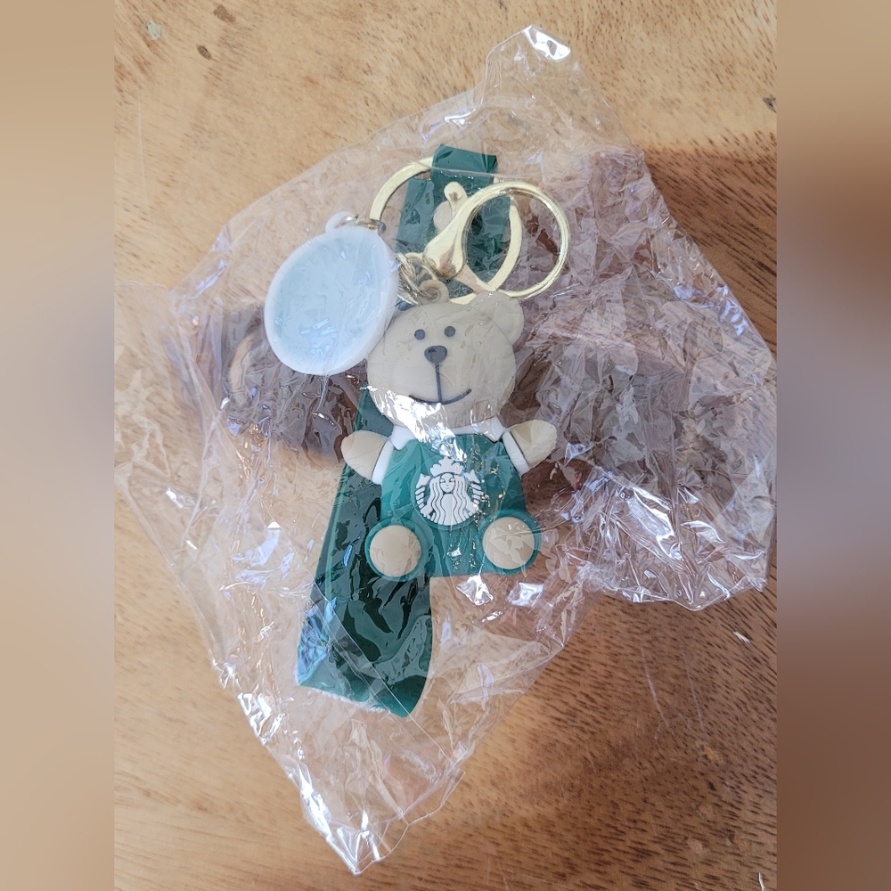 New Starbucks Bear Keychain